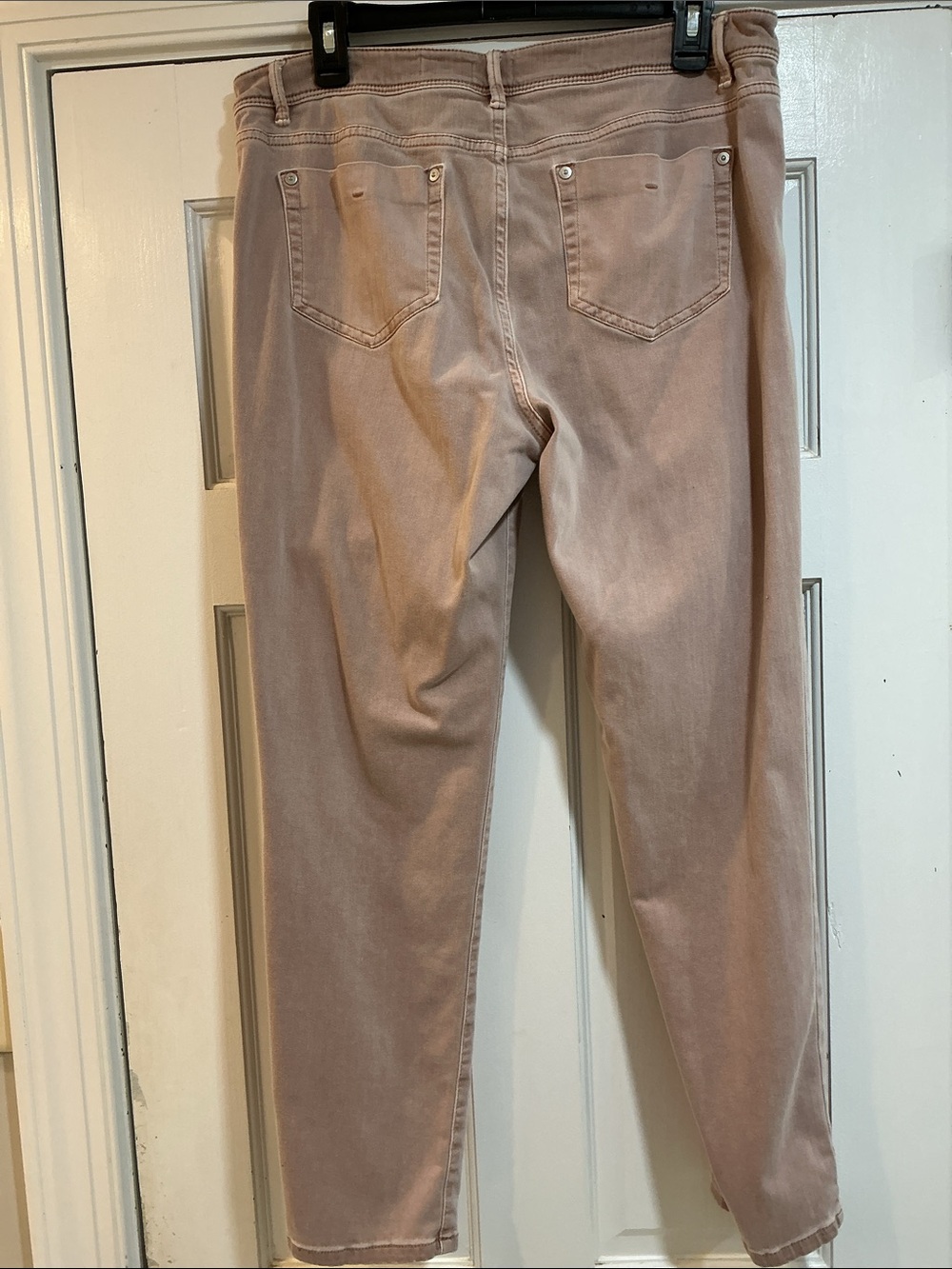 JJill Denim Authentic Fit Slim Ankle Dusty Pink Jeans - Picture 5 of 8